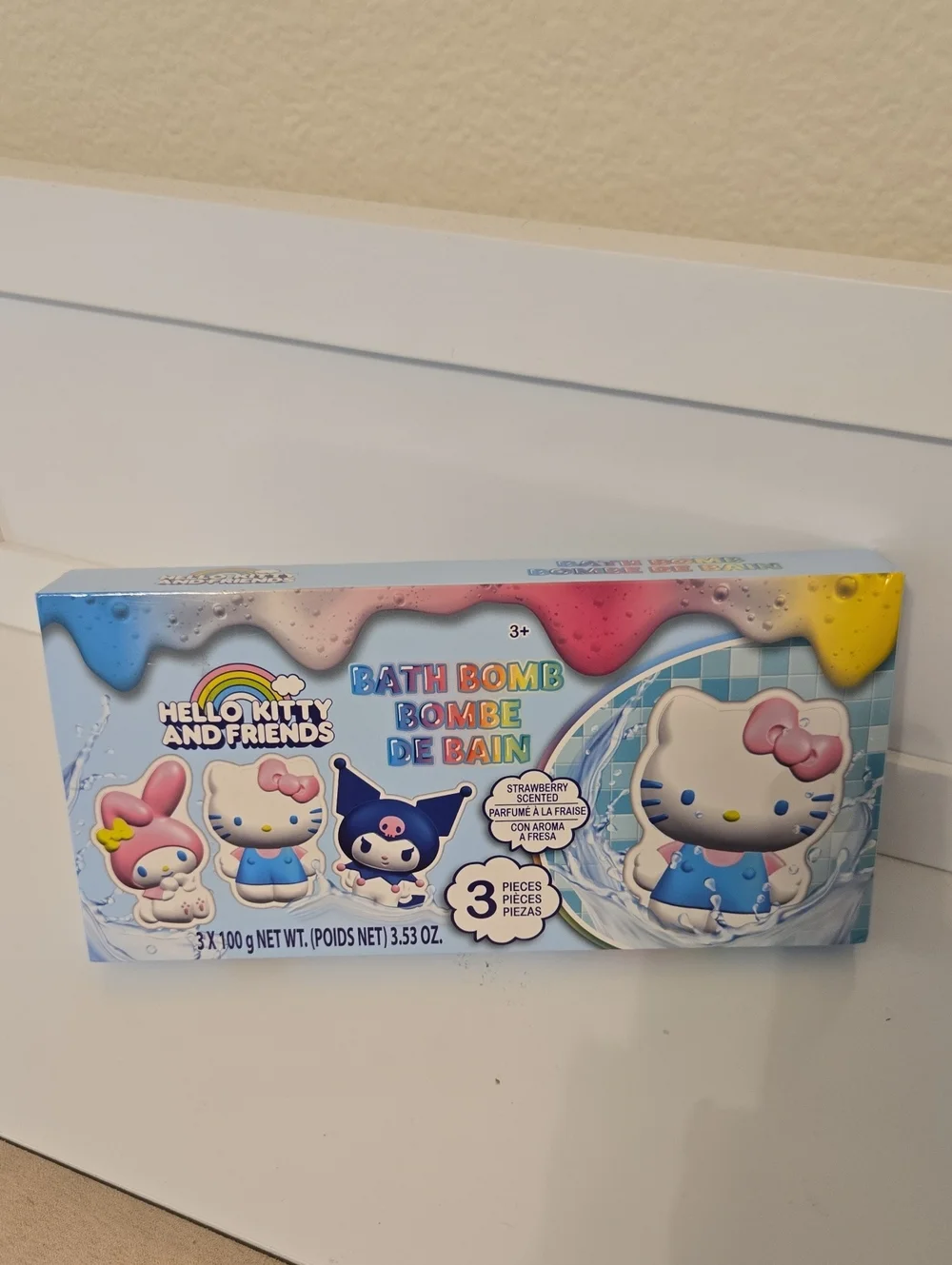 Hello Kitty Pink Bath Bombs - 3-Pack